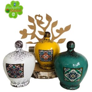 Salvadanaio in ceramica colori assortiti Regalo solidale Quadrifoglio per ABIO
