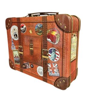 Scatola a forma di valigia con set da viaggio Brandani 1
