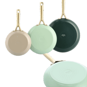 Set di 3 padelle antiaderenti in alluminio GreenPan multicolor