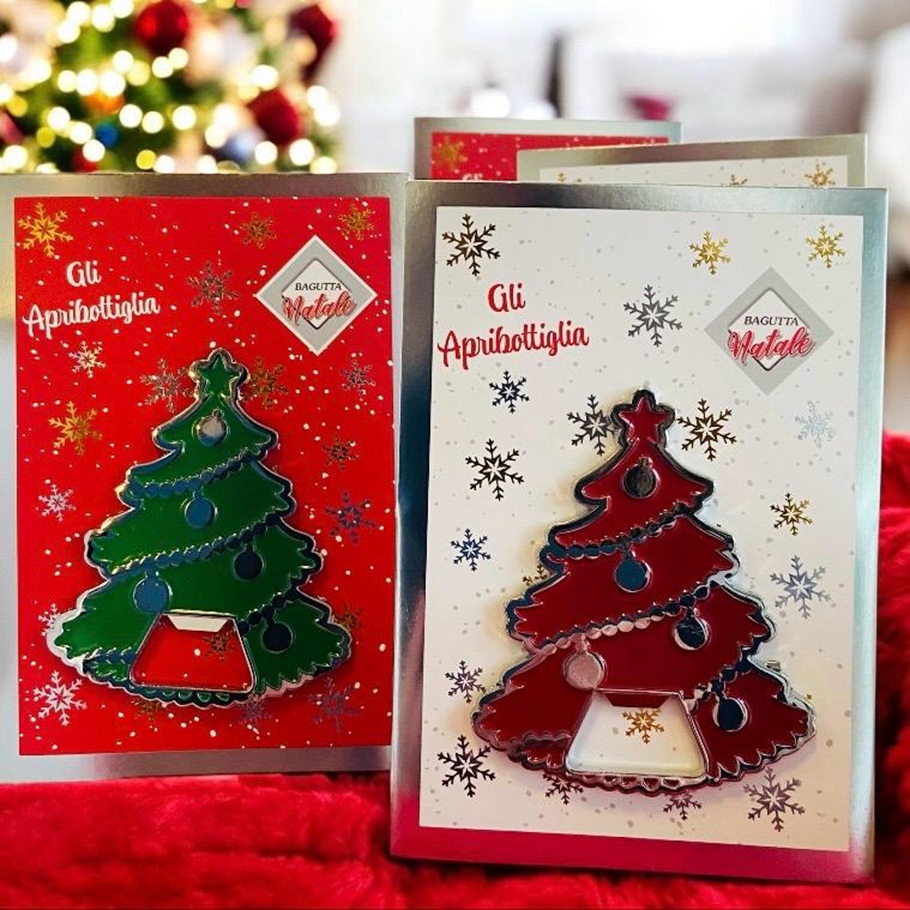 Apribottiglie natalizi a forma di albero di Natale