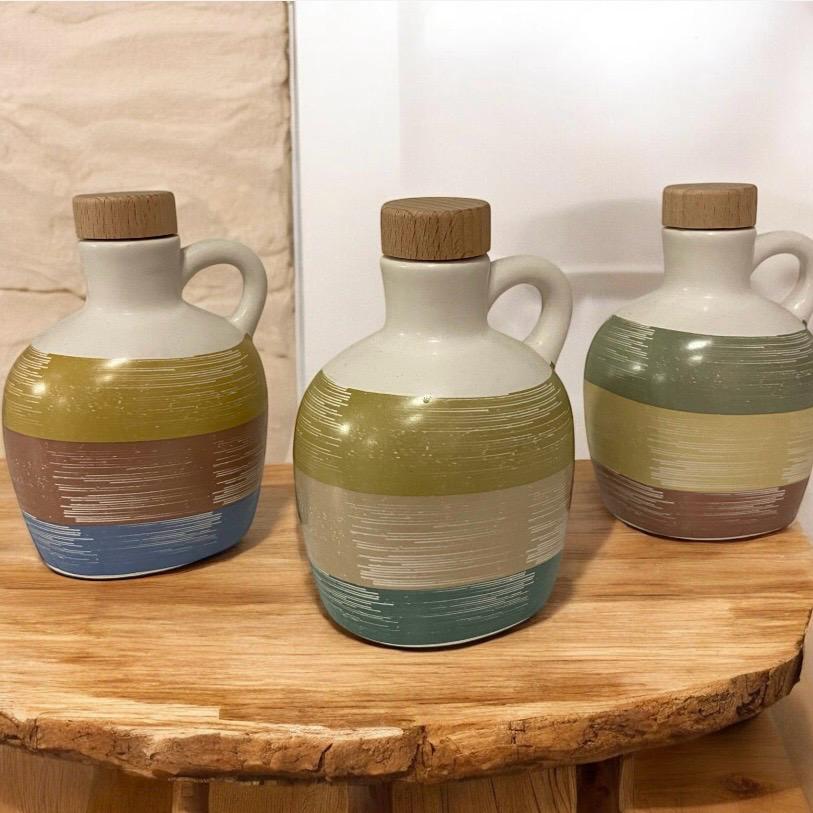 Mini Oliere in Ceramica 180ml con manico