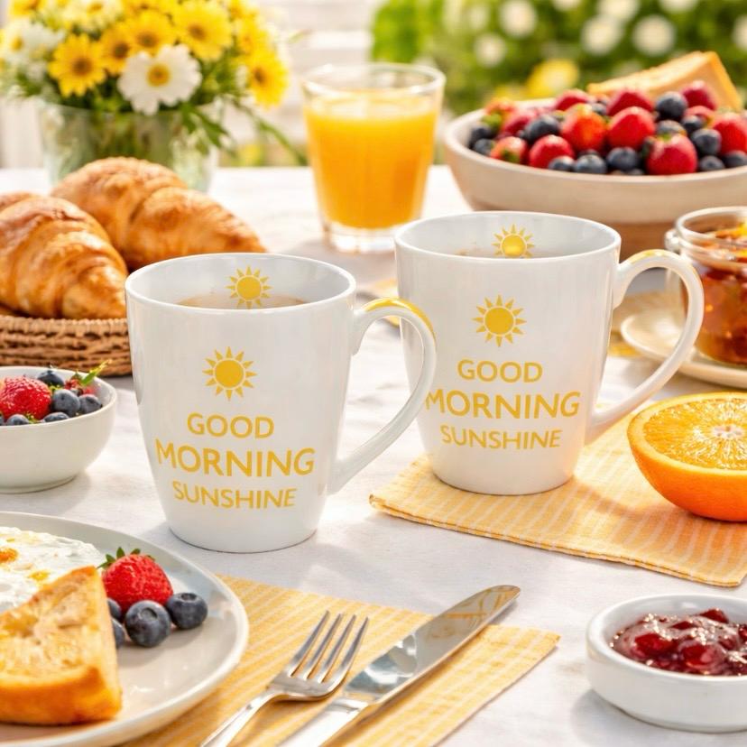 Set 2 Mug con scritte in confezione regalo