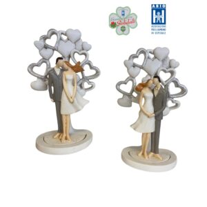 Coppia con Albero della Vita con cuori