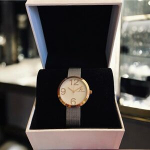 Orologio Donna Luca Barra Rose Gold- Collezione Milano con Numeri e Strass